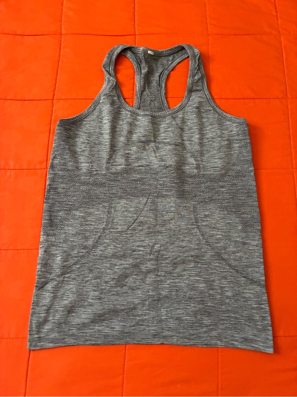Lululemon Swiftly Shirt Womens 10 Gray Sleeveless Yoga Run racerback